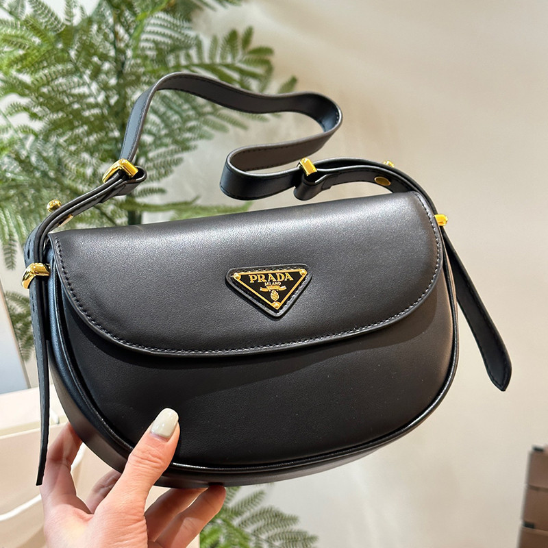 ที่ต้องการ❤ 100% 11arque Ladies Flap Leather One Shoulder Fashion Underarm Half Moon Bag 7af