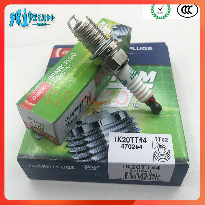ใหม่ IRIDIUM TT SPARK PLUG IK20TT 4102 (4PCS) IK20 NEW SPEC