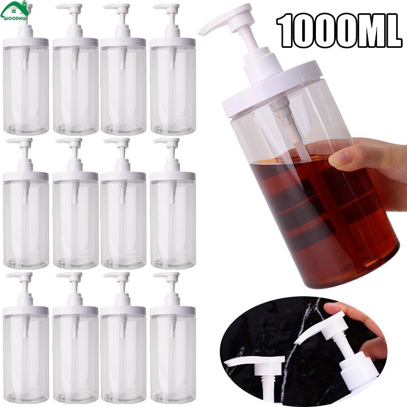 500/1000มล สัตว์เลี้ยงโลชั่นปั๊มขวด-ปากกว้างย่อยบรรจุขวดภาชนะ-เดินทางกดขวด-มือสบู่ปั๊มขวด-แบบพกพา,ความจุขนาดใหญ่-โลชั่นของเหลวตู้