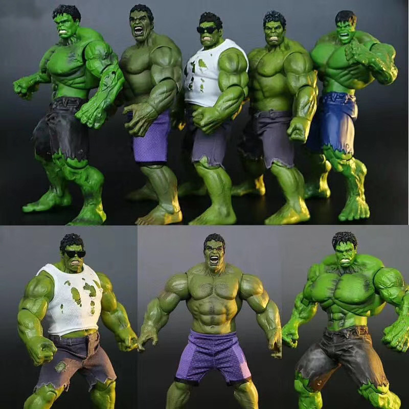 26 ซม.Superhero Avengers Action Figure Hulk Red Hulk รูปของเล่นอะนิเมะ สินค้าของขวัญวันเกิด