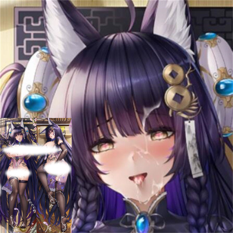 ปลอกหมอน Azur Lane Musashi Dakimakura ผิวพีช Janainese ปลอกหมอนการ์ตูน