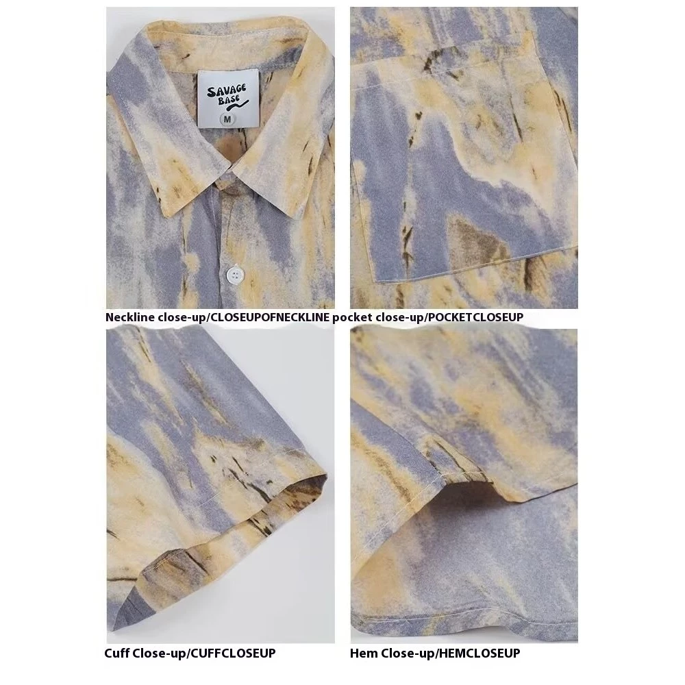เสื้อยืดแขนสั้น Asrv ลายมัดย้อม สไตล์อเมริกัน thumbnail 6