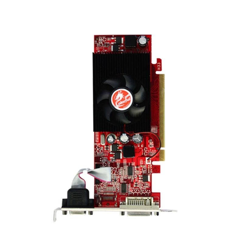 ราคาถูกคอมพิวเตอร์ตั้งโต๊ะ GT210 GT520 GT610 1G 2G การ์ดกราฟิกอิสระสำหรับสำนักงาน