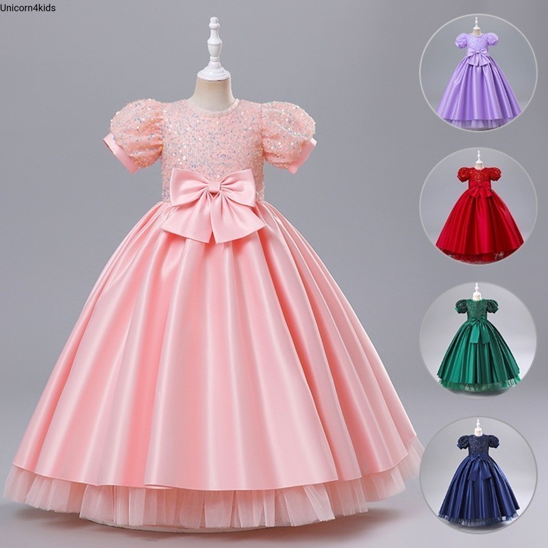 UNICORN4KIDS พร้อมส่ง ชุดราตรีเด็ก ชุดออกงานเด็กหญิง สไตล์เจ้าหญิง no.u20
