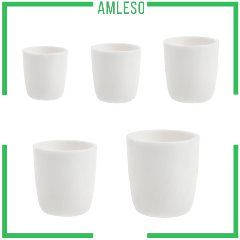 [Amleso] หม้อละลายเบ้าหลอม อลูมิเนียม 99% Al2O3 20 มล. -150 มล.