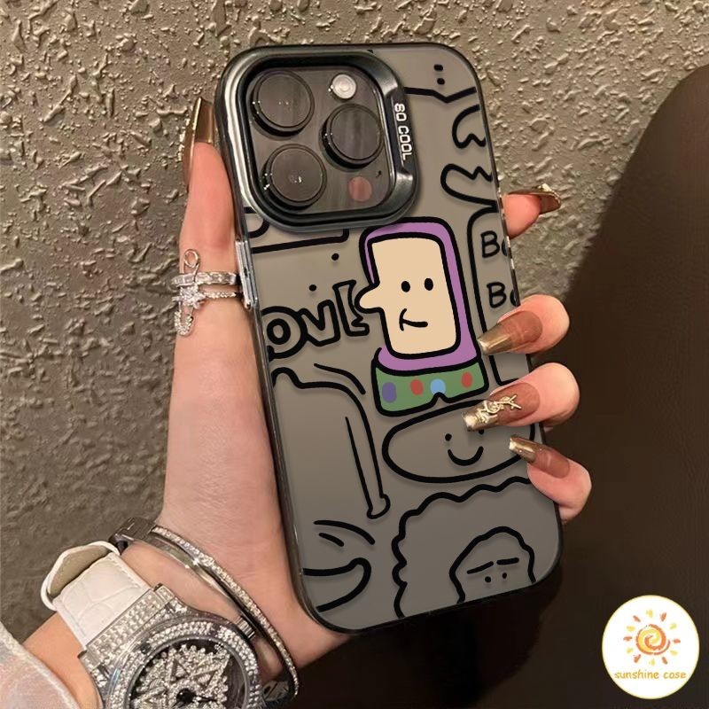 เคสโทรศัพท์กรอบโลหะ Toy Stary Spartan ไอโฟน11 For iPhone12 13 14 15Pro MAX X XS XR 6 7 8Plus SE2020 เคสโทรศัพท์แอปเปิ้ล