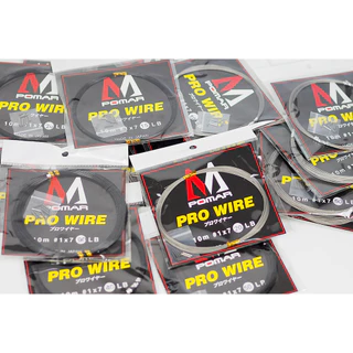 สายสลิง MPOMAR PRO WIRE สีดำ/สีขาว 10 เมตร จากญี่ปุ่น By. MPOMAR - สายเอ็นตกปลา