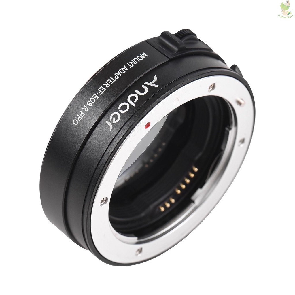 Andoer EF-EOS R แหวนเมาท์อะแดปเตอร์เลนส์กล้องโฟกัสอัตโนมัติ พร้อมฟิลเตอร์ CPL ควบคุมรูรับแสงอิเล็กทรอนิกส์ สําหรับเลนส์ Canon EF EF-S เป็น Canon EOS RP R5 R6 R [24NEW]
