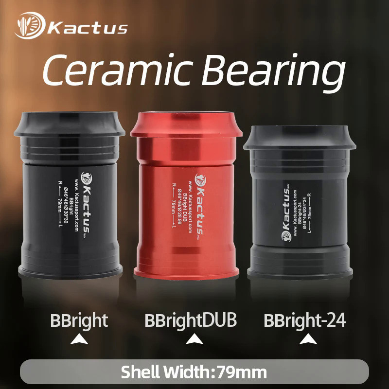 วงเล็บแกน Pressfit 46 มม. แบริ่งเซรามิค สำหรับ SRAM/ROTOR/SHIMANO