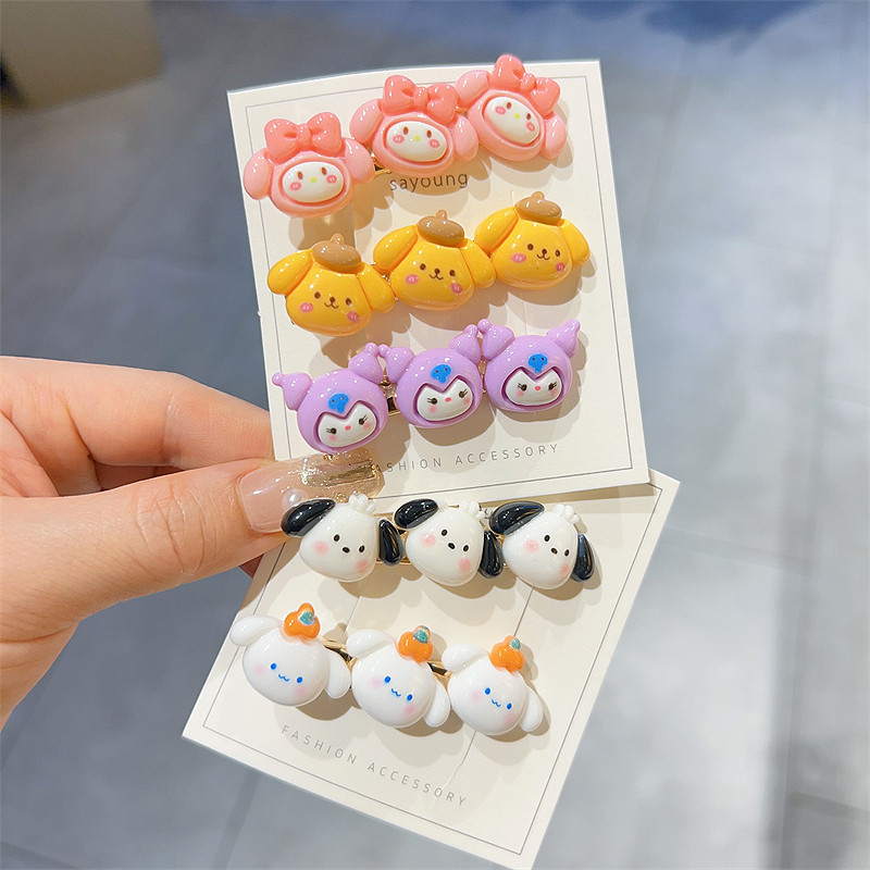 ใหม่ กิ๊บติดผม ลายการ์ตูนซานริโอ้ หน้าม้า น่ารัก เครื่องประดับผม ด้านข้าง แฟชั่นสําหรับผู้หญิง