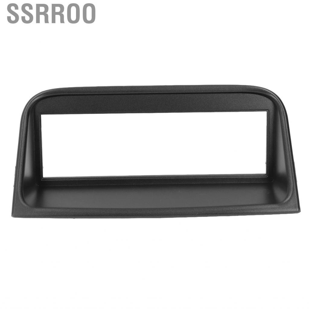 Ssrroo Car Fascia Radio Face Plate 1DIN for Automobile Refitting Replacement PEUGEOT 406 1995‑2005