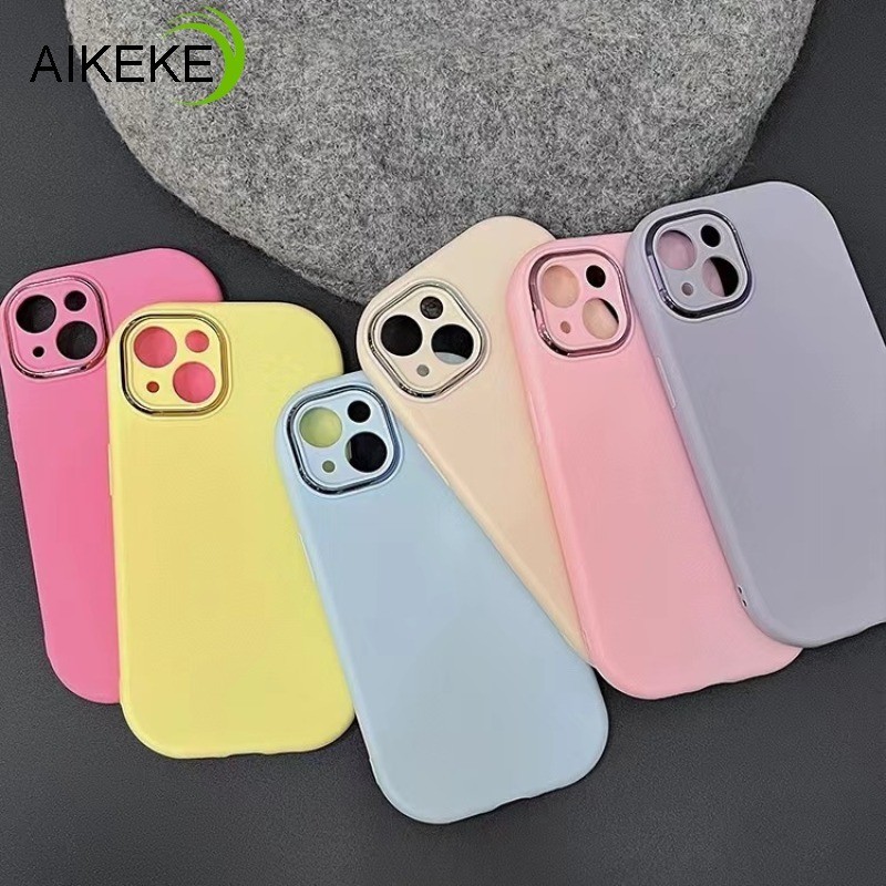 เคสโทรศัพท์มือถือ ซิลิโคนนิ่ม กันกระแทก กันรอยกล้อง สไตล์เกาหลี สําหรับ Vivo V27 V20 Pro V27E V23 V23E V21 V21S V15 Vivo Y75 4G Y72 Y52 Y75S 5G Y17 Y15 Y13 Y12 Y11 Y7S
