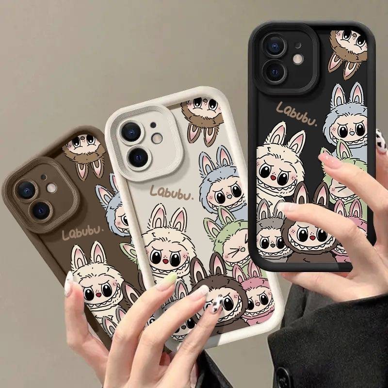 SUN ส่งจากไทย labubu เคสไอโฟน11 15 13 14 14plus 15 pro max XR 12 13pro เคสเกาหลี 6P 7P 8P 14PROMAX#1022