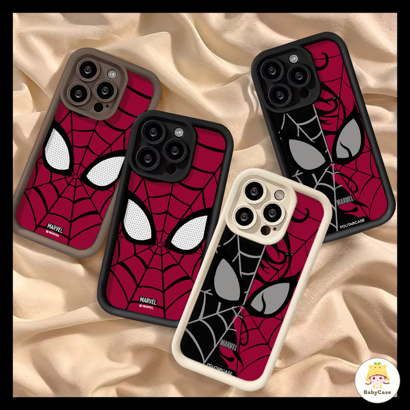 แฟชั่นอะนิเมะ Spiderman Angel Eye กรณี iPhone 15 7Plus 11 13 12 14 Pro Max 6s 8 6 14 15 Plus X XR XS Max