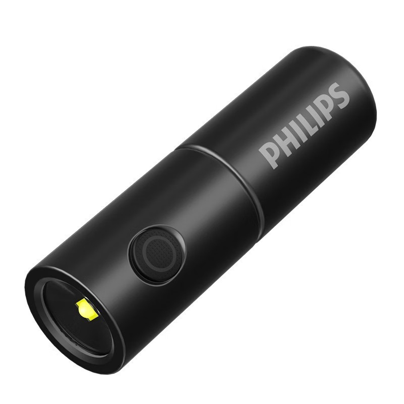 Philips 1126 ไฟฉาย Led Type-C ไฟฉายแบบพกพา EDC พร ้ อมโหมดแสง 4 โหมดสําหรับ Self Defense Camping ไฟฉาย