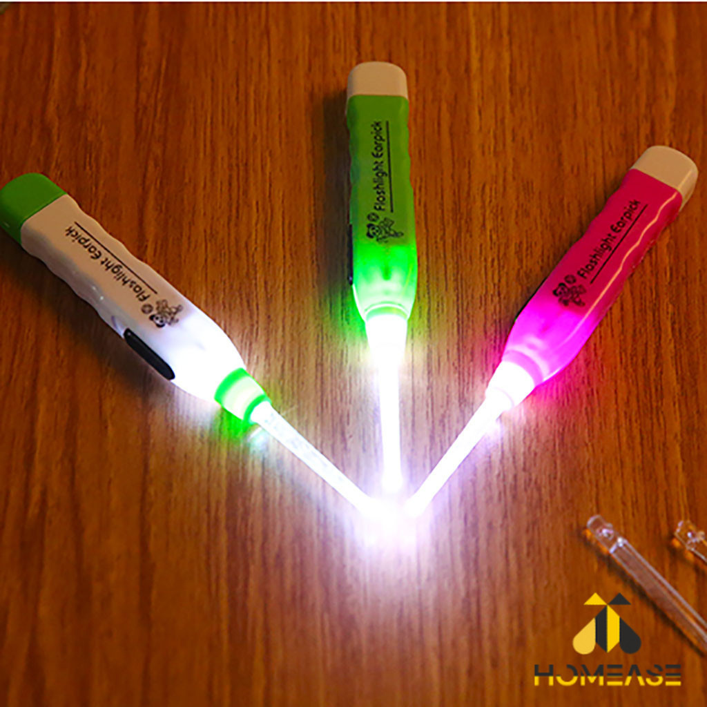 HA ไม้แคะหู พร้อมไฟLED ราคาถูก จัดส่งคละสี Luminous Ear Pick