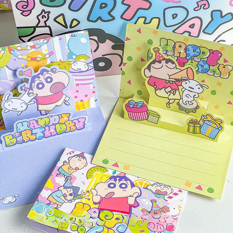 การ ์ ดอวยพร Crayon Shin-chan การ ์ ดอวยพรเทศกาล