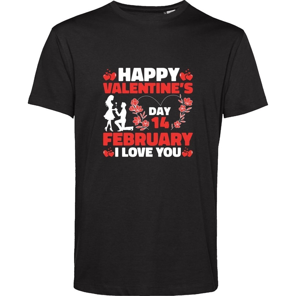 เสื้อยืดวันวาเลนไทน์ Happy Valentines Day 14 Feb Valentines Day Tee Top