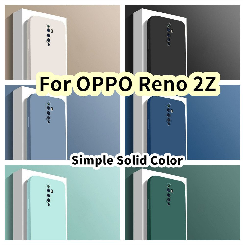 【 พร ้ อม 】 สําหรับ OPPO Reno 2Z Silicone Full Cover Case Stain Resistance Case Cover
