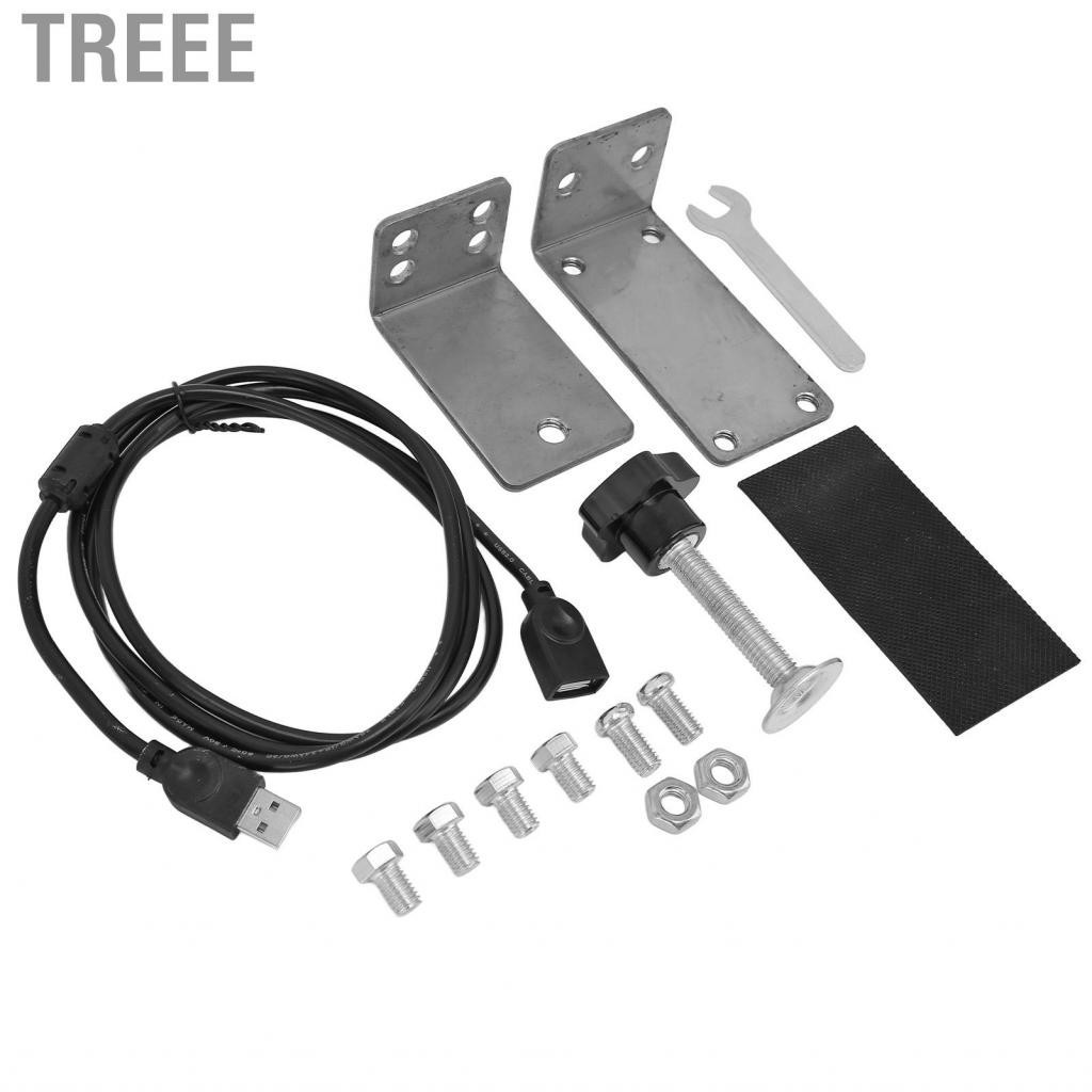 Treee Racing Game Handbrake Mount 64 Bit USB Bracket for Sim Games Replacement Logitech G27 G25 G29 T500 T300