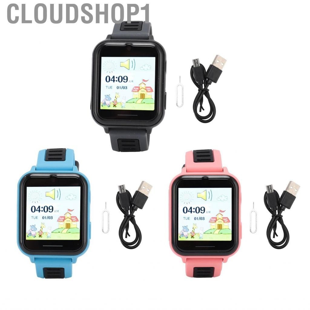 Cloudshop1 Smart Kids Watch  14 Games Multipurpose 400mAh Battery IPS Color Touchscreen for Aged 4‑12 Home School Use