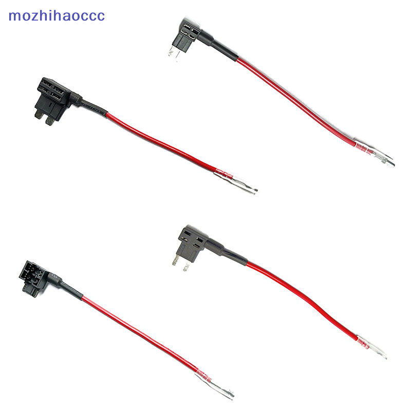 [mozh] 12v ฟิวส์ผู้ถือ Add-a-circuit TAP อะแดปเตอร์ Micro Mini Standard Ford ATM APM Blade ฟิวส์รถยนต์พร้อมใบมีด 10A พร้อมตัวยึด [TH]