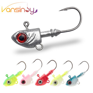 ประเภทตกปลาตะกั ่ วตะขอ 3.5g-33g Blood Groove ตะขอปลาทะเล