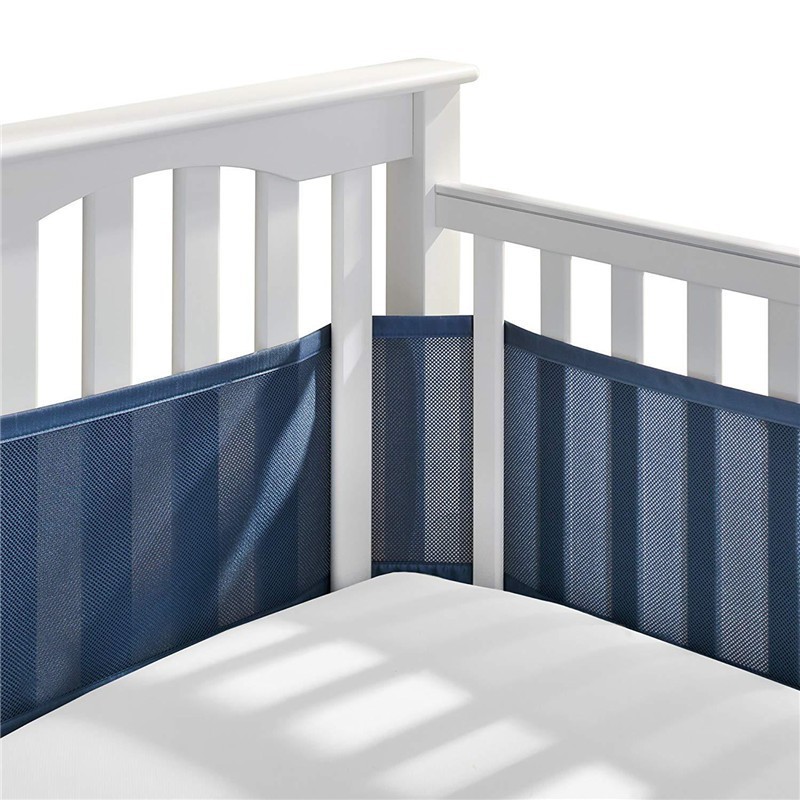Baby Crib Bumper Anti-fall Breathable Mesh Crib Liner Safety