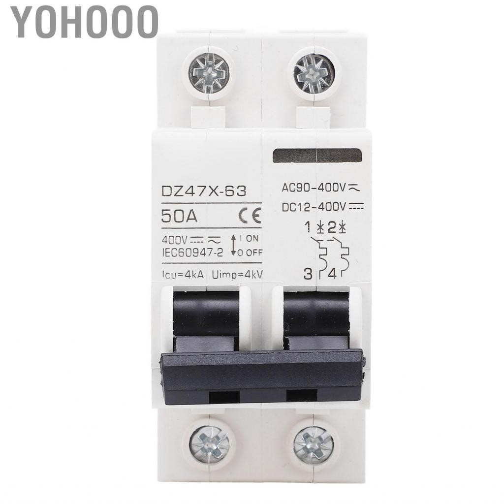 Yohooo AC DC Circuit Breaker  400V Mini Safety 4KA for Household