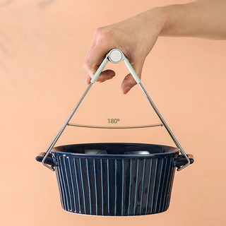 UTENSILS สแตนเลสที่หนีบกันความร้อนสำหรับใช้ในครัว,ที่หนีบหม้อจานจานหนีบเครื่องมือไมโครเวฟที่ยึด