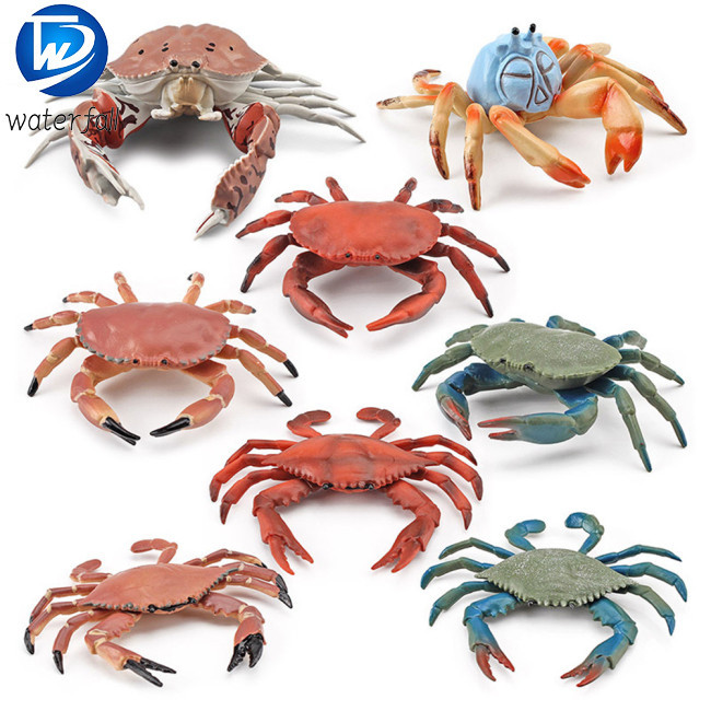 ข ้ อเสนอจํากัดเวลา! จําลองมหาสมุทรสัตว ์ Action Figure น ่ ารักปู Sea Life เครื ่ องประดับสําหรับของขวัญเด ็ ก