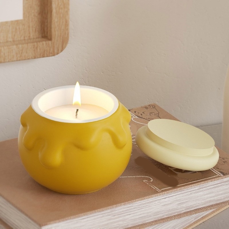 Bdw Jar แม่พิมพ์ซิลิโคนอีพ็อกซี่เรซิ่นกล่องเก็บหัตถกรรมแม่พิมพ์ตกแต่งบ้าน - รูปที่ 5