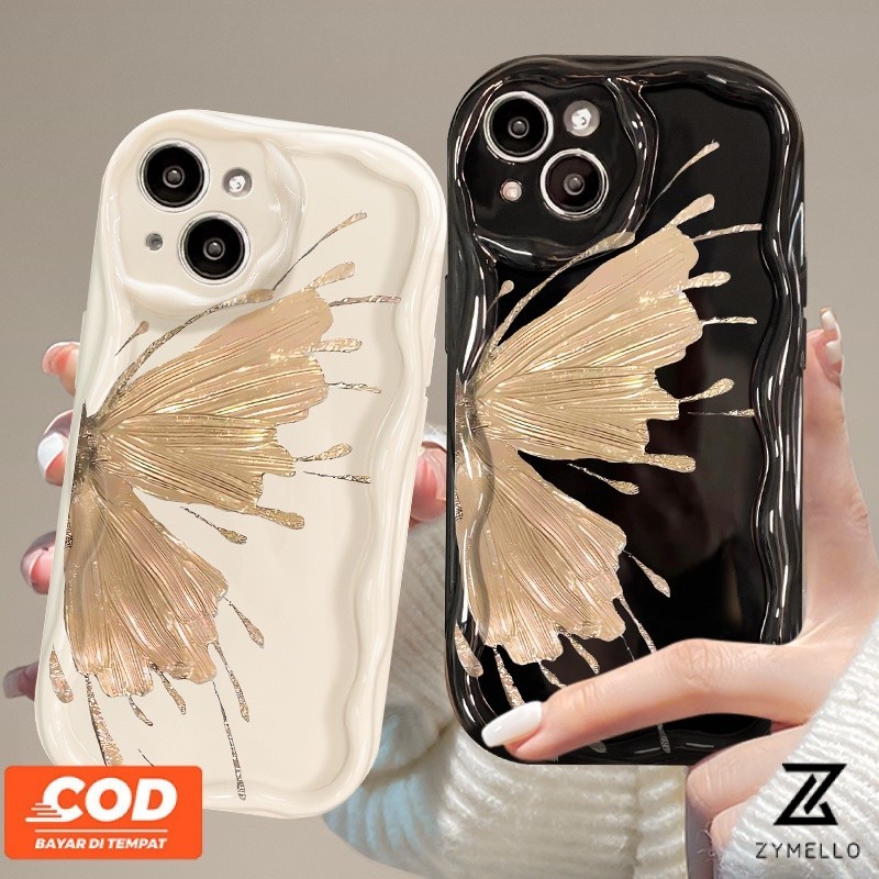 Itel A70 Itel P55 Itel A50 Infinix smart 8 Tenco Spark Go 2024 Hot 40 ProกรณีSpark Go 2023 Tecno Itel S23 + Tenco Spark 10C Itel A60 INSลมผีเสื้อกันกระแทกTPUเคสโทรศัพท์