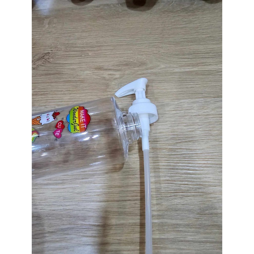 ขวดปั๊มเปล่า 500 ML ขวดหัวปั๊ม ขวดปั๊มพลาสติก ขวดปั๊ม ขวดปั๊มสบู่เหลวเปล่า สําหรับใส่สบู่ แชมพู ของเหลว เจลอาบน้ํา