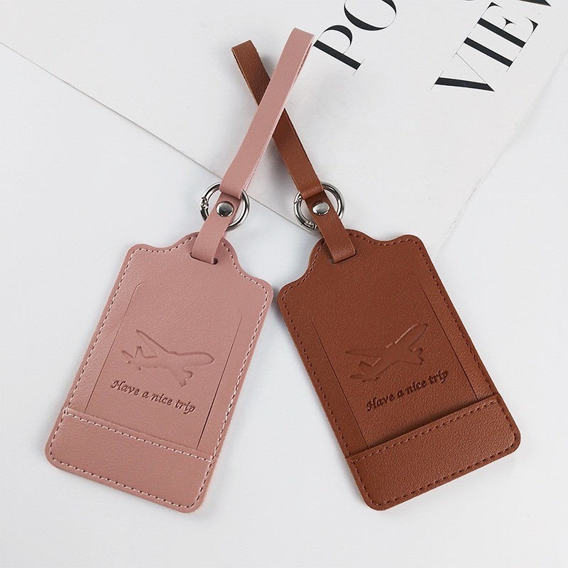 ​พร้อมส่ง✈️แท็กกระเป๋าเดินทาง อเนกประสงค์  ซองใส่หนังสือเดินทาง กระเป๋าหนังสือเดินทาง 6สี หนังPu แท็กกระเป๋านักเรียน