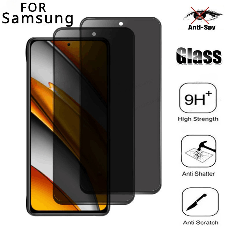 Anti-Spyฟิล์มกันรอย for Samsung A55 A54 A53 A52 A12 A14 A32 A22 A02 A50 A51 A71 A10 A15 A13 A72 A30 S24 S23 S22 S21 S20