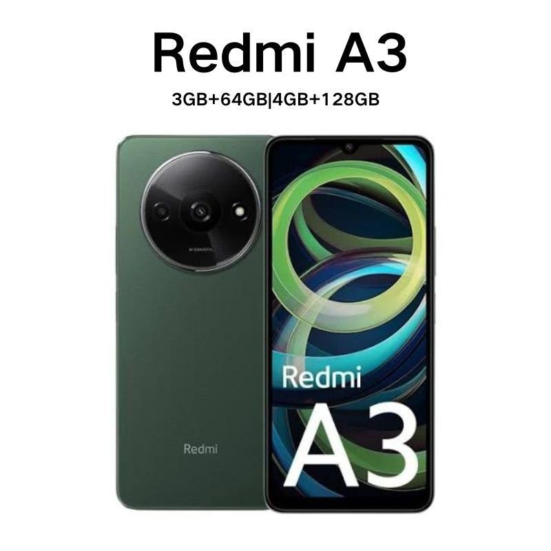Xiaomi redmi A3 3+64GB | 4+128GB เครื่องศูนย์แท้ รับประกันศูนย์ไทย15เดือน ขนาดตัวเครื่อง : 168.3 x 7