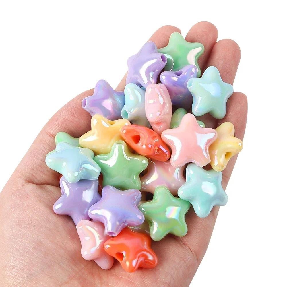 10pcs AB สีลูกปัดอะคริลิค Star ลูกปัดสําหรับเครื ่ องประดับทํา DIY หัตถกรรมเครื ่ องประดับลูกปัดสร ้ อยข ้ อมือต ่ างหูอุปกรณ ์ เสริม ราคา ถูกที่สุด ดีลบีเคเค แกลเลอรีภาพที่ 5