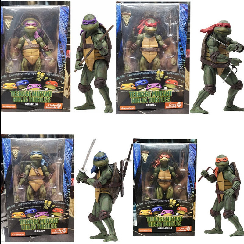 ฟิกเกอร์ Pvc รูปปั้นนินจาเต่า Neca 1990 รุ่นลิมิเต็ดอิดิชั่น ของขวัญวันเกิด สําหรับเด็กผู้ชาย