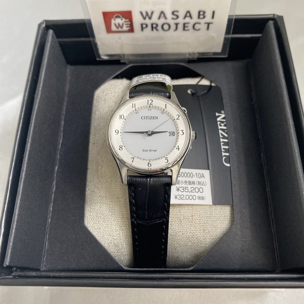 [Authentic★Direct from Japan] CITIZEN ES0000-10A Unused Eco Drive Sapphire glass White SS Women Wrist watch นาฬิกาข้อมือ