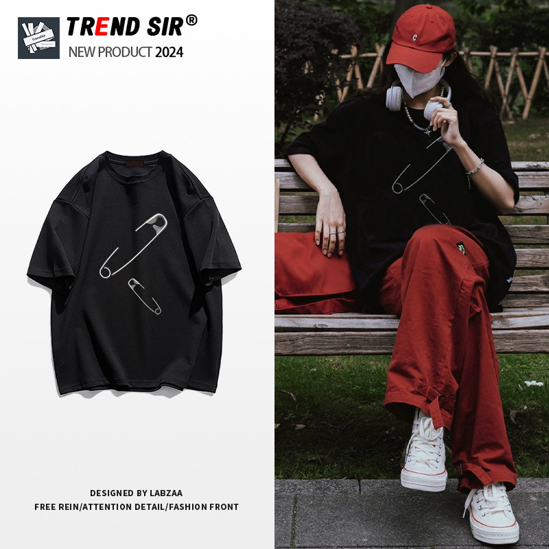 TrendSir🌈พร้อมส่ง🌈เสื้อยืดนิ่ม ลูกสุนัข วินเทจ คอกลม😊M-3XL