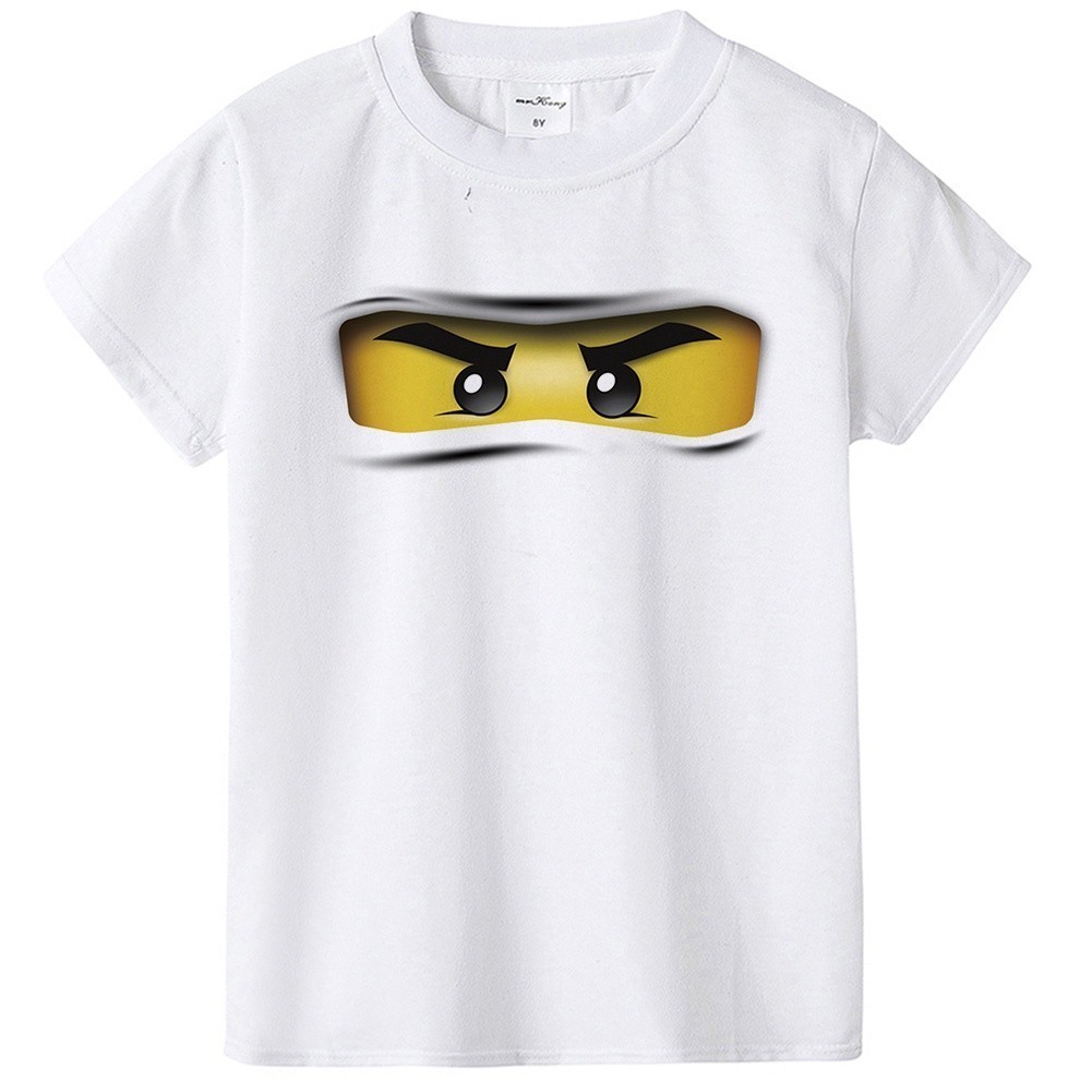 [100% Cotton] Baby Boys Girls Children Lego Najia T-shirt Kids Roblox T Shirt Ninja Ninjago Unisex L