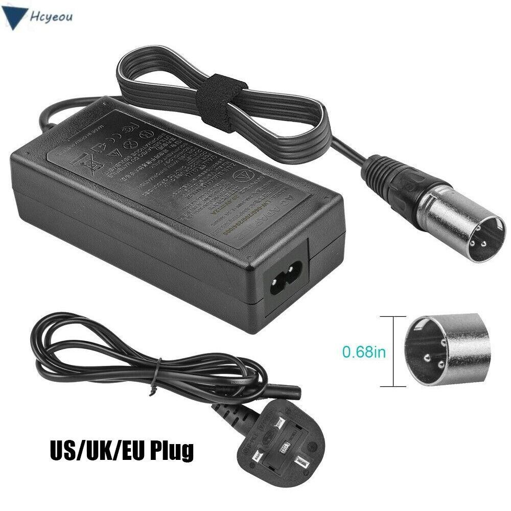 HCYEOU Power Adapter ทนทาน Mobility สกู๊ตเตอร์ไฟฟ้าจักรยาน Ebike Charger
