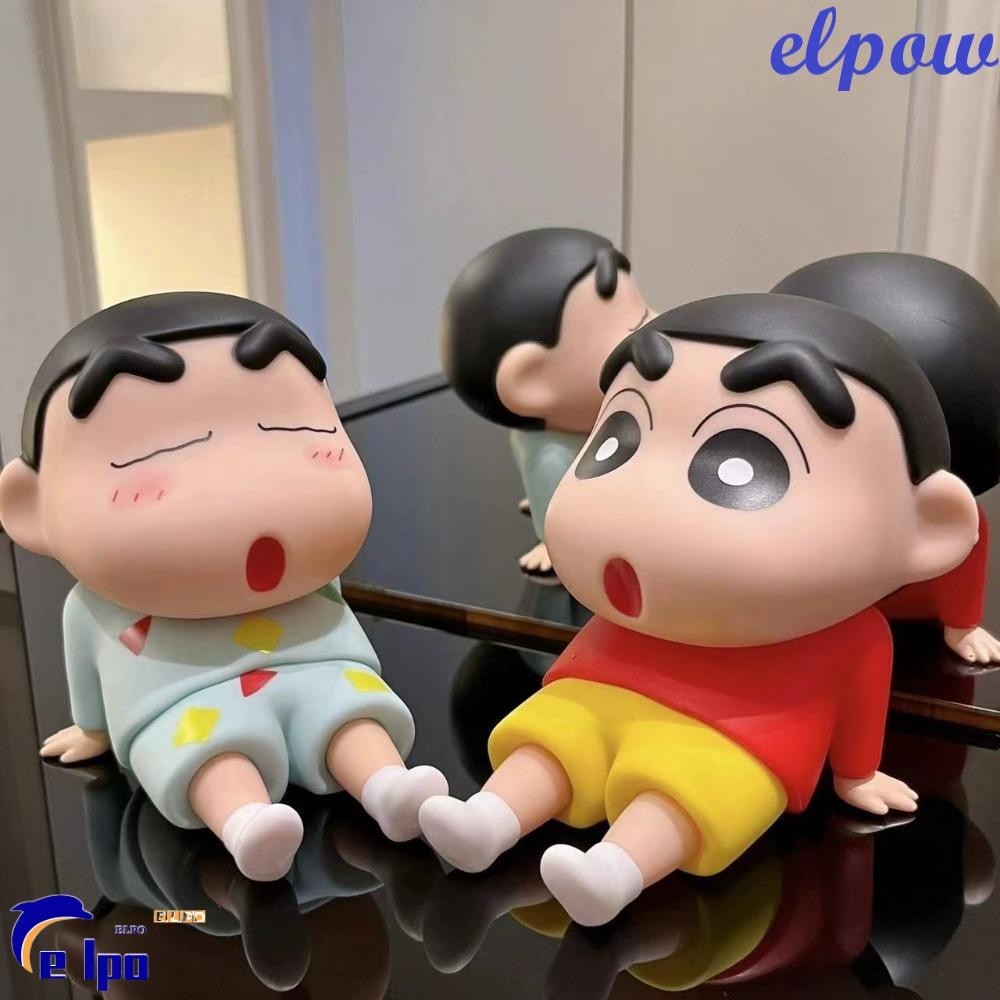 พิกเซลพาวเวอร์ ที่วางโทรศัพท์สร้างสรรค์,รูปเครยอนชินจังพีวีซีตุ๊กตาโทรศัพท์มือถือยืน,ขี้เกียจที่วางโทรศัพท์สนับสนุนแบบพกพาตกแต่งโต๊ะโทรศัพท์มือถือวงเล็บของขวัญเล็กๆ