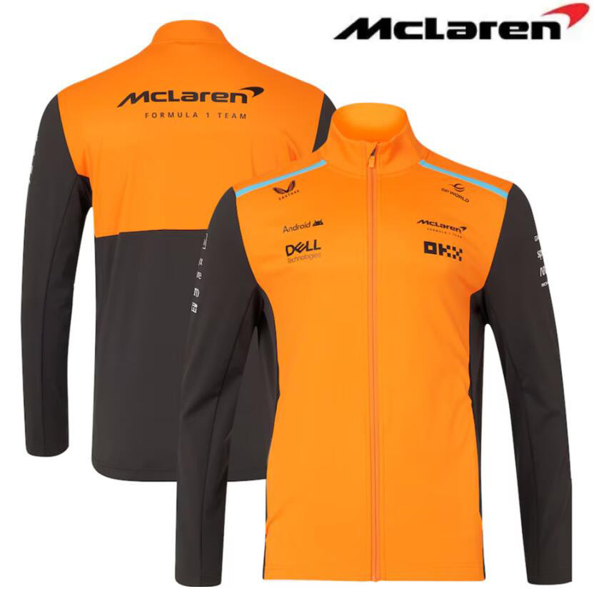 2024 ใหม ่ ล ่ าสุด F1 Racing Suit + Mclaren Racing Team F1 Softshell Jacket + ฤดูใบไม ้ ผลิผู ้ ชาย
