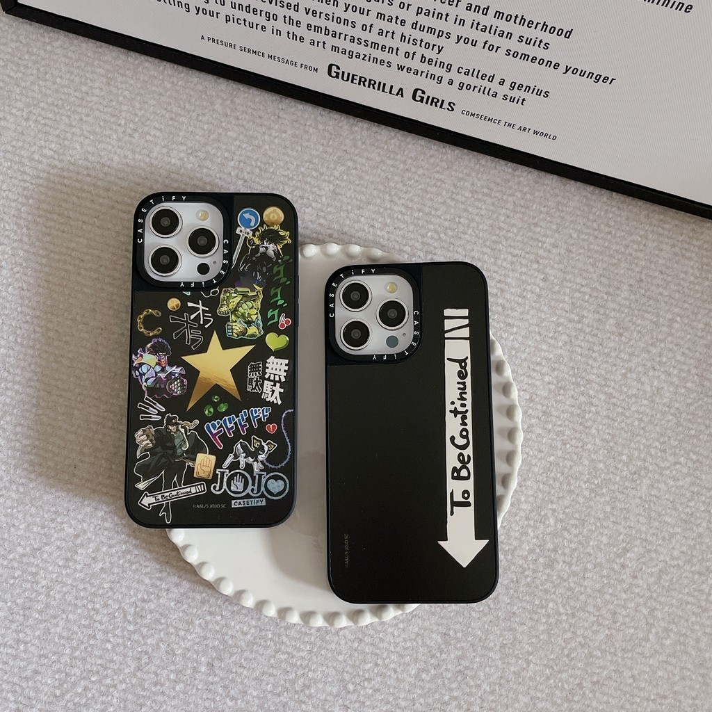 Jojo Mirror Case Mirror with Magnetic Function เคสโทรศัพท์มือถือ เหมาะสําหรับ iPhone 15 14 13 12 11 Pro Max Plus Pro