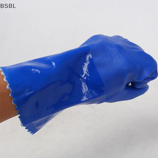 Bsbl ถุงมือยางอุตสาหกรรมพีวีซีกันลื ่ นหนาป ้ องกันการกัดกร ่ อนสารเคมีทนต ่ อการสึกหรอกันน ้ ําถุงมือป ้ องกันแรงงาน BL