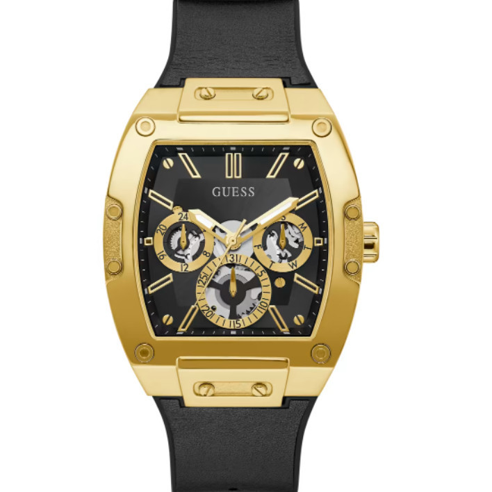 Guess Men's watch Black And Gold-Tone Square Multifunction Watch GW0202G1 GW0202G4 GW0203G1 GW0032G1