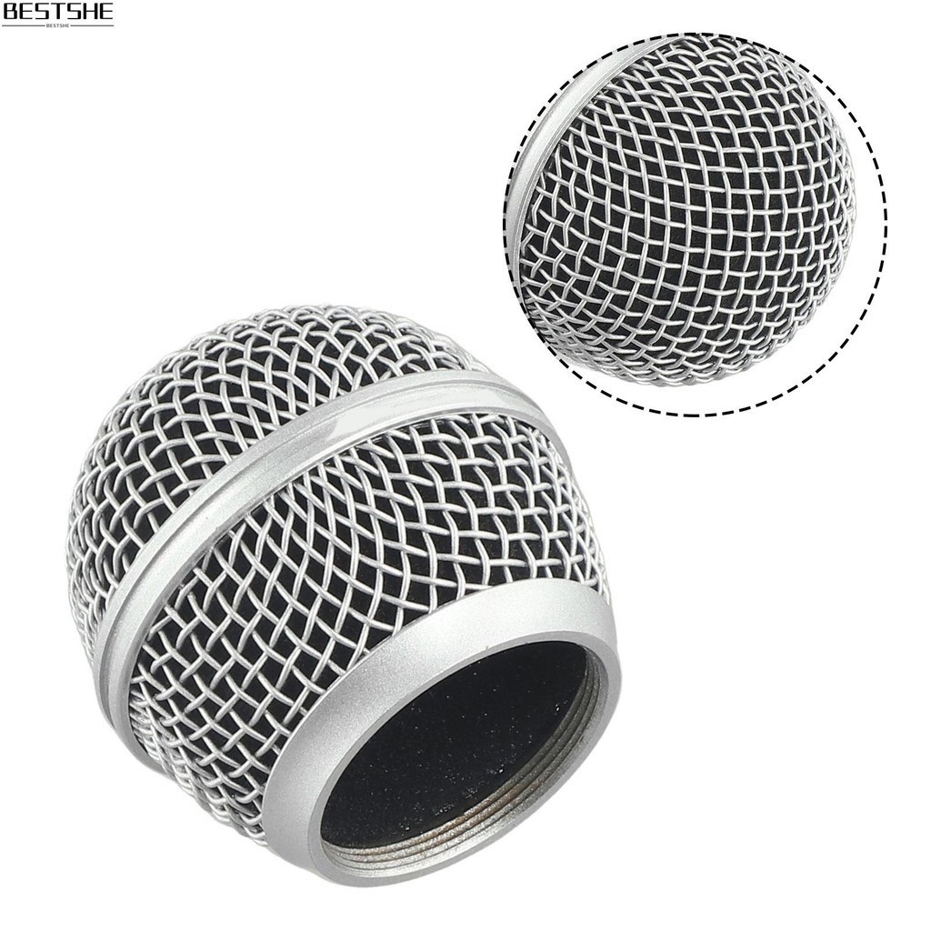 {bestshe}Enhance Your Mic's Performance with a Steel Replacement Mesh Head For Shure Beta
