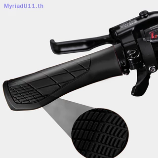 MyriadU 1 คู่ Grips กันกระแทกจักรยาน Handlebar Cover Anti-Slip ล็อค Grips Ergonomic ขี่จักรยานยาง Handle Grips TH